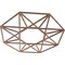 Ekena Millwork Guardian Wood Fretwork Pierced Ceiling Medallion, Walnut, 22"OD x 8 1/2"ID x 1/4"T CMWP22X22X0250GDWA - alternate 4